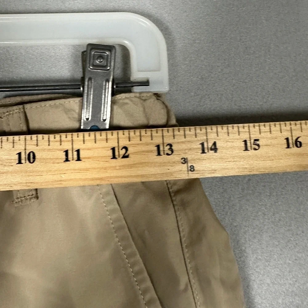 Chaps Shorts Boys 14 Tan Khaki Performance School Approved Uniform Casual Youth